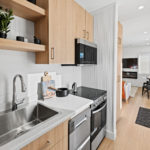 Brauer Living Pods - Kitchen and Living
