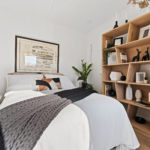 Brauer Living Pods - Bedroom - Bed and Shelf