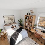 Brauer Living Pods - Bedroom - Bed and Desk