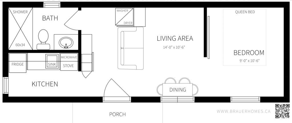 Brauer Living Pod C - Floor Plan